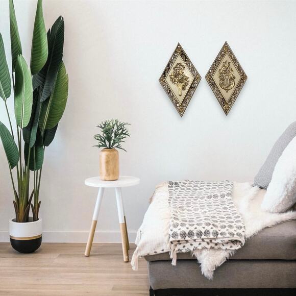 Dart Ind vintage 70s Mid Century Modern retro wall decor - Picture 4 of 10